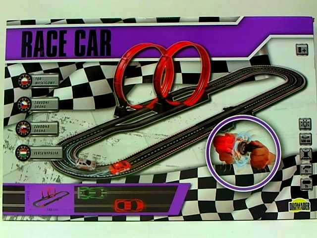 Autodráha Race Car s ručním pohonem 530 cm