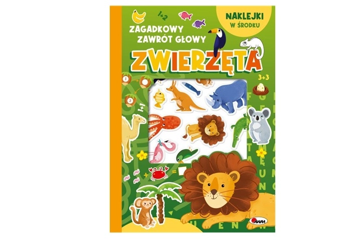 Záhadná motanice – zvířata (edukační knížka s úkoly a plastickými samolepkami)