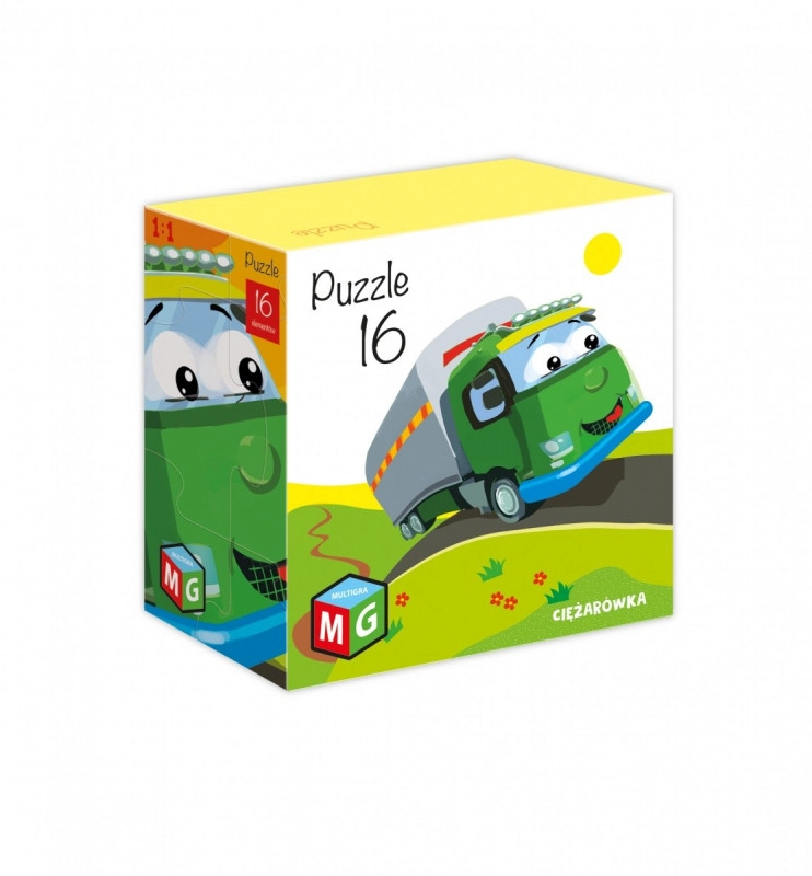 Puzzle 16 dílků Multigra truck