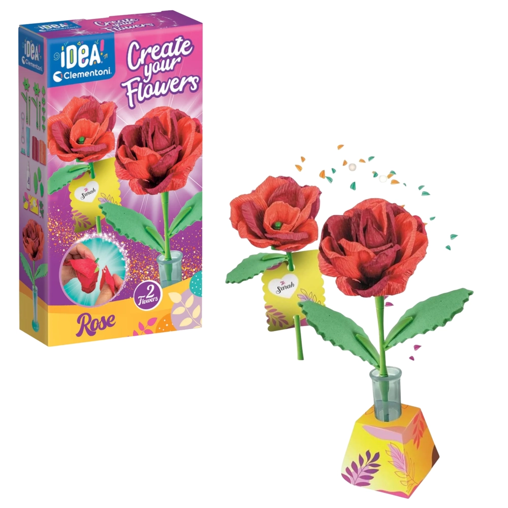 Mini továrna na květiny – růže CLEMENTONI