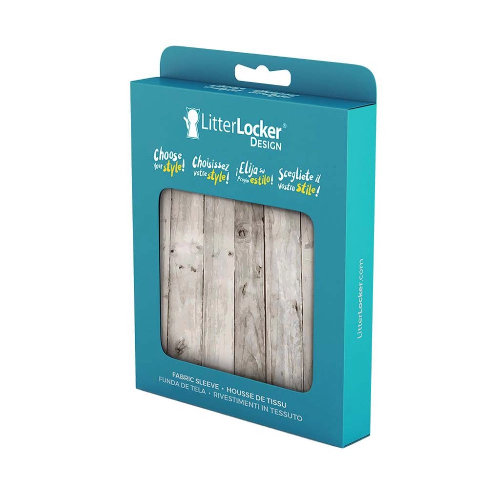 Textilní návlek na koš LitterLocker Design Wood