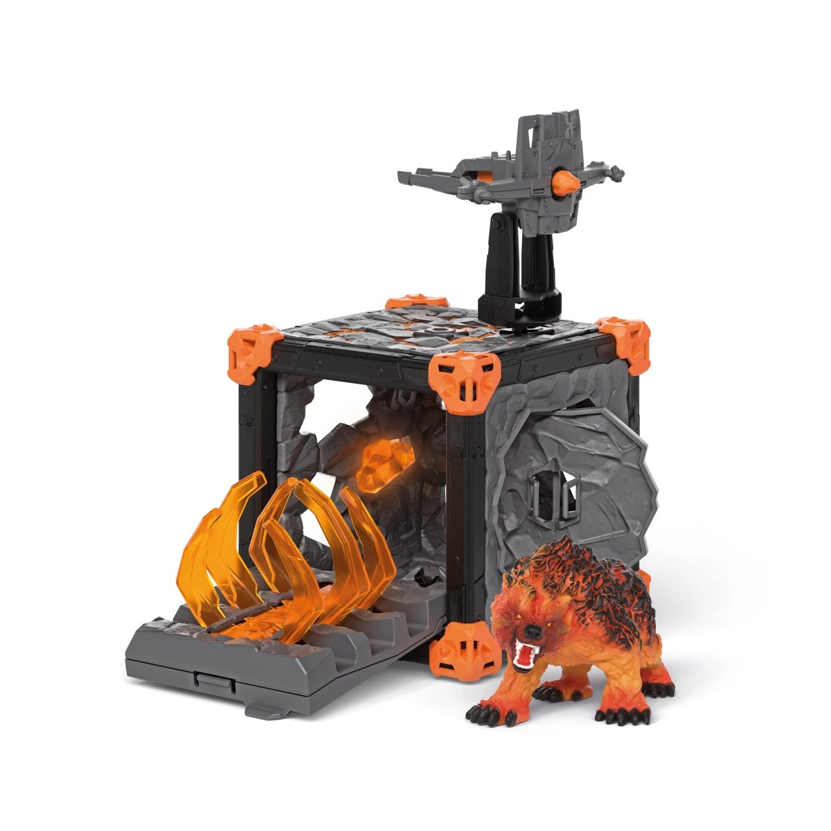 Levně Schleich ELDRADOR Bojová jeskyně BattleCave + Medvěd z lávy 42732