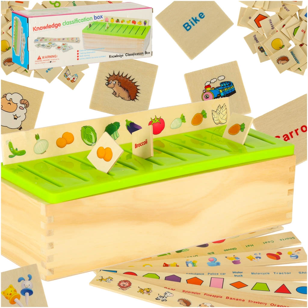 KIK dřevěné puzzle třídička KX6213
