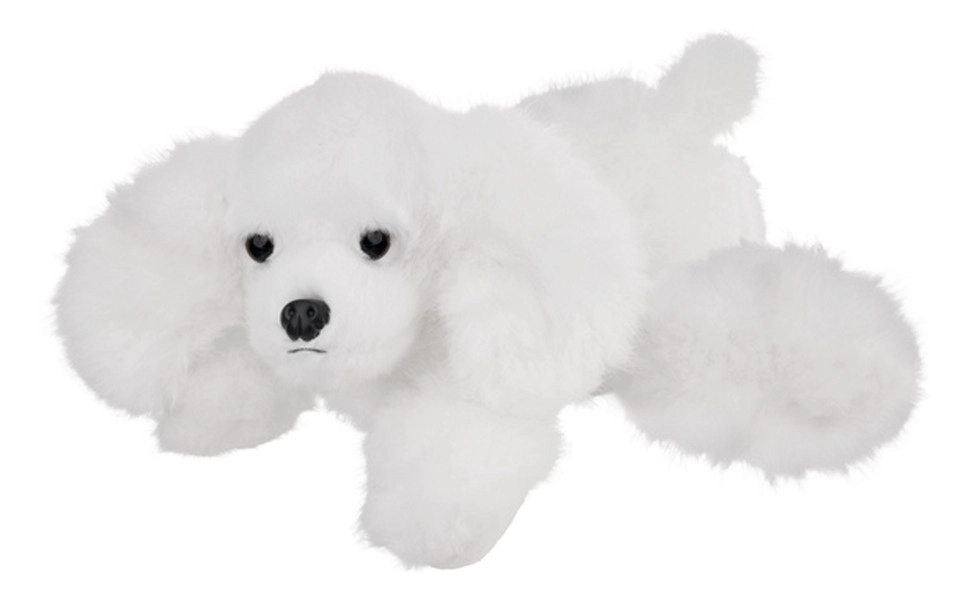 Plyšový bílý pejsek 28 cm