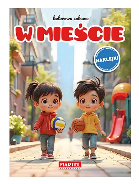 Barevná zábava ve městě s nálepkami