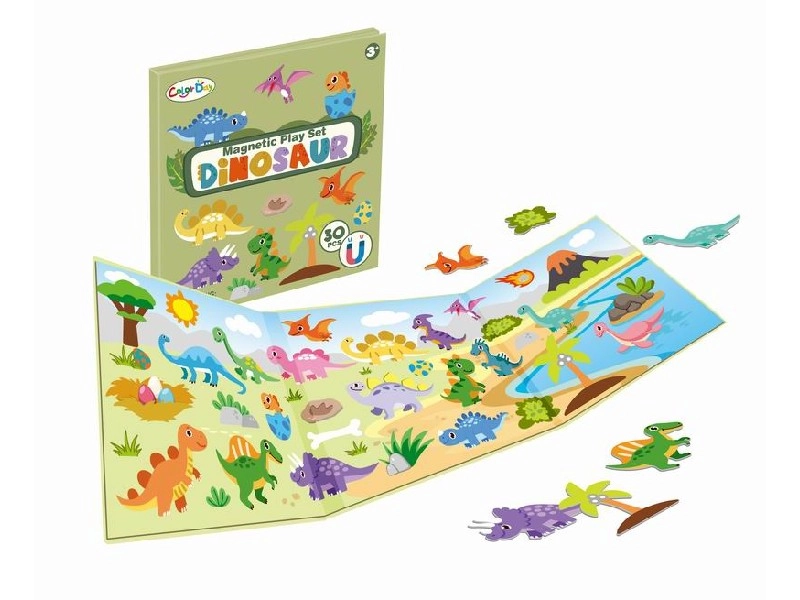 Magnetické puzzle dinosaurus (30 dílků)