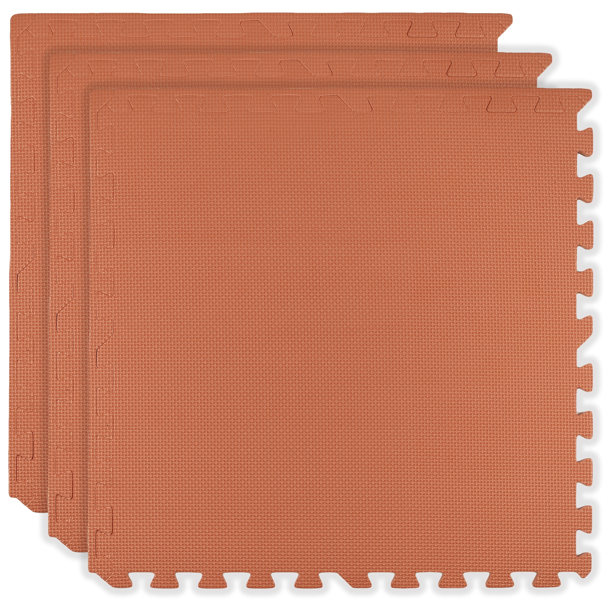 Pěnová podložka HUMBI 180 × 60, velké voděodolné puzzle, bezpečné, 3 ks, oranžová