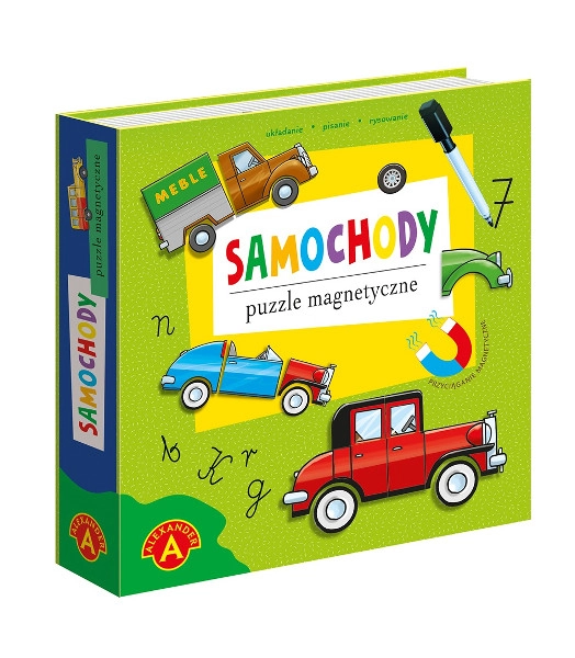 Magnetické puzzle – auta