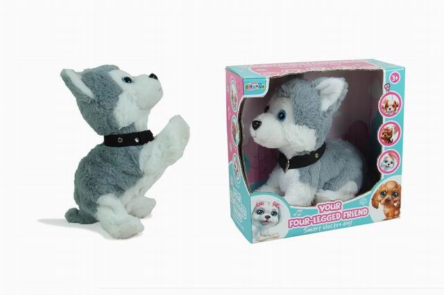 Hlasem ovládaný pejsek – interaktivní plyšová hračka