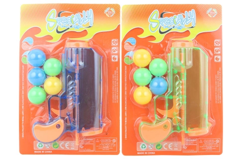 Vystřelovací pistole na plastové míčky pro děti