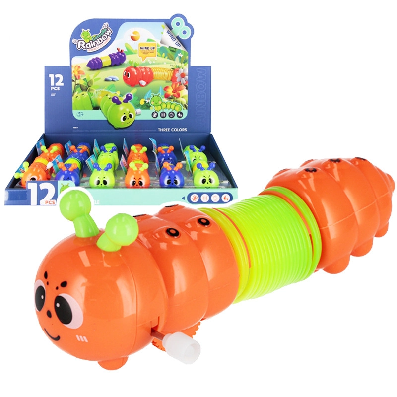 Natahová housenka – plastová pohybující se hračka 14 cm