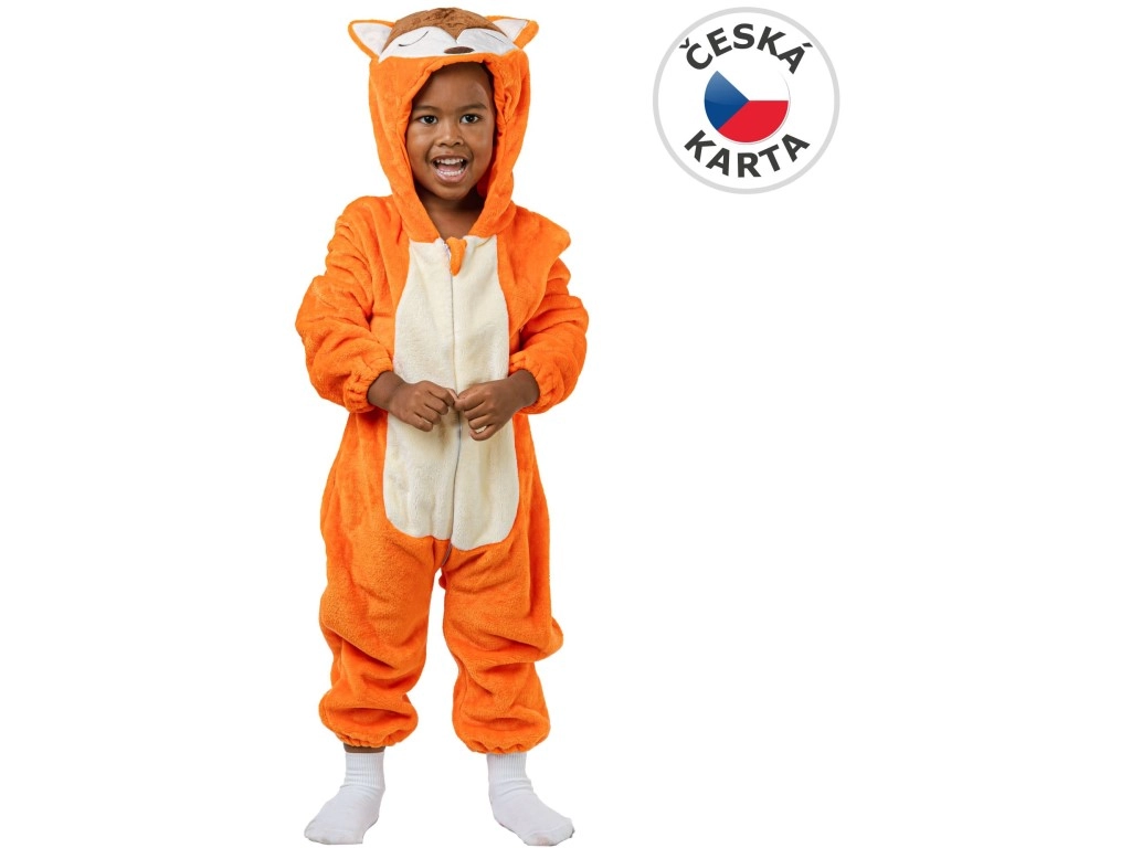 Karnevalové šaty Líška pro děti 92-104 cm