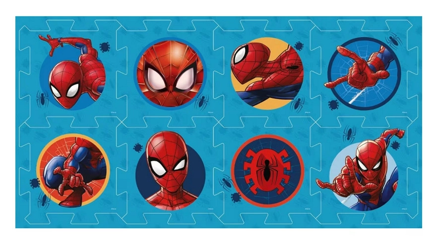 Pěnové puzzle na podlahu Spiderman 118,5 × 61,5 cm