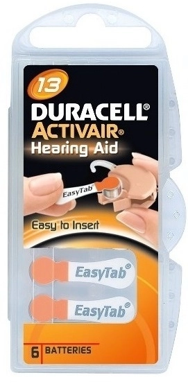 Duracell Easy Tab 6ks DA13P6