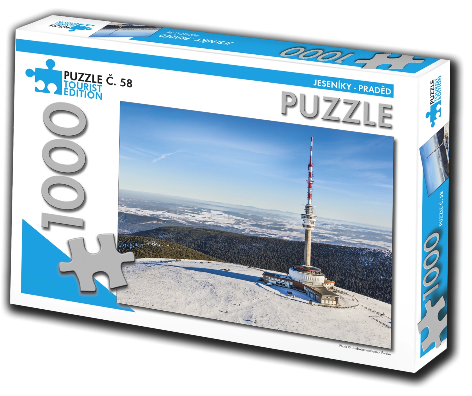 TOURIST EDITION Puzzle Jeseníky, Praděd 1000 dílků (č.58)