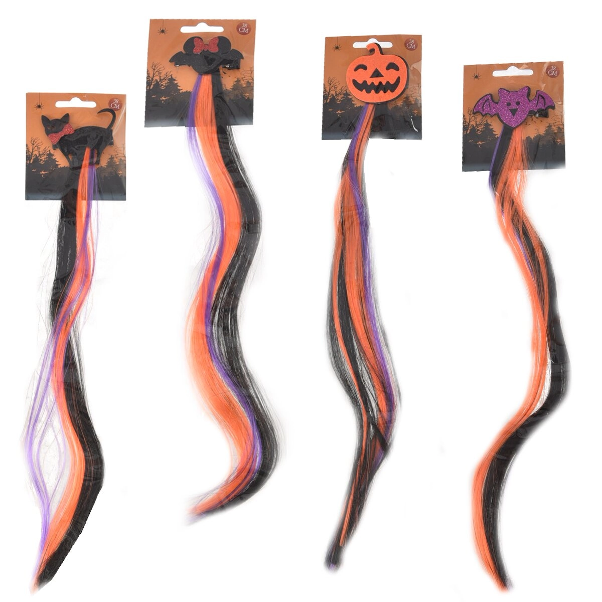 Sponka s příčeskem Halloween 38 cm