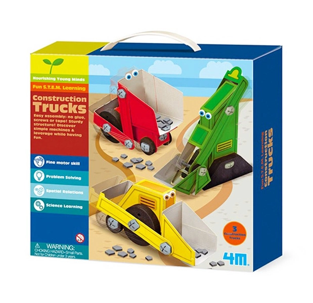 Stavebnice nákladních aut pro děti 4+