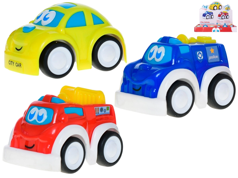 Veselé autíčko na setrvačník 9 cm pro děti