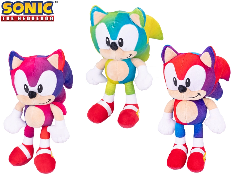 Mikro Sonic Gradient plyšový 30cm 3barvy 0m+