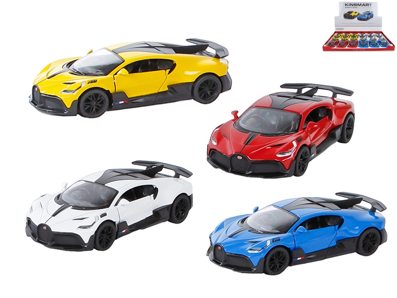 Kovový model auta Bugatti Divo se zpětným chodem Kinsmart