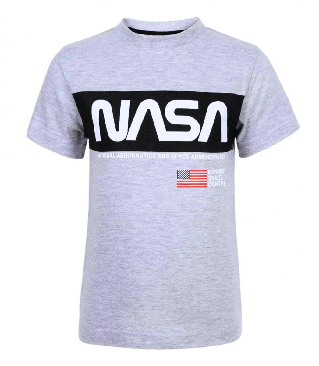 Šedé tričko NASA – Velikost: 98-104