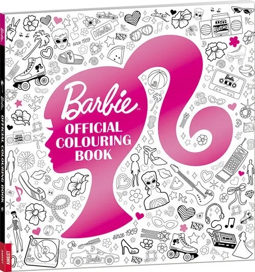 barbie oficiální omalovánková kniha – 65 let