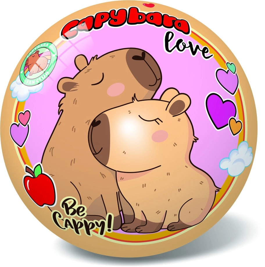 Míč s motivem kapybary 23 cm