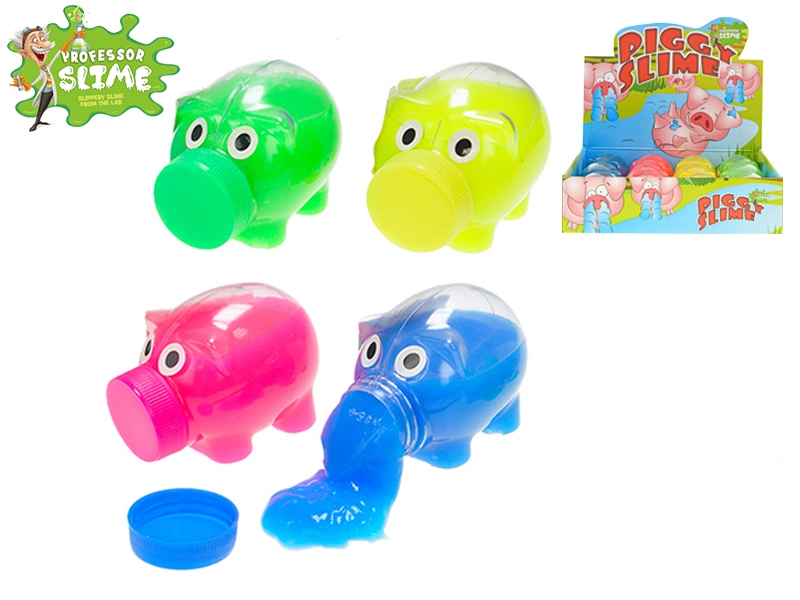 Mikro Professor Slime sliz prasátko 9cm, 4 barvy