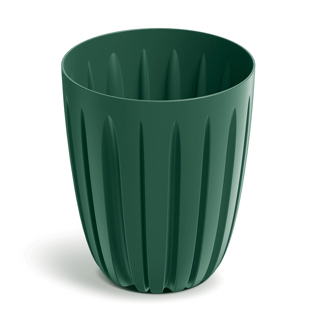 Prosperplast Květináč Warios tmavě zelený, 23,6 cm