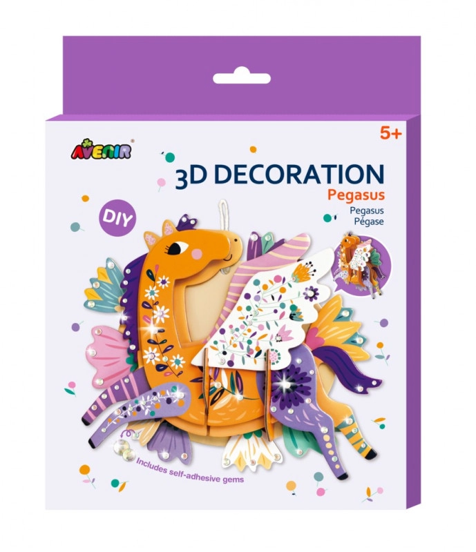 Levně 3D dekorace velká pegasus