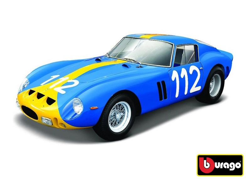 Levně Bburago model auta 1:24 Ferrari 250 GTO modrá