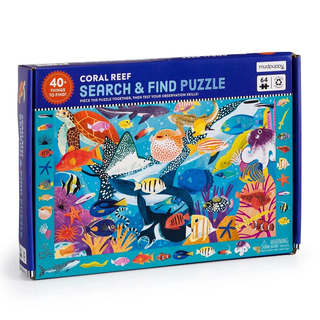 Mudpuppy Puzzle Korálový útes 64 dílků