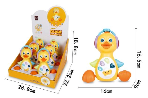 Hrající kachnička se světlem a zvukem