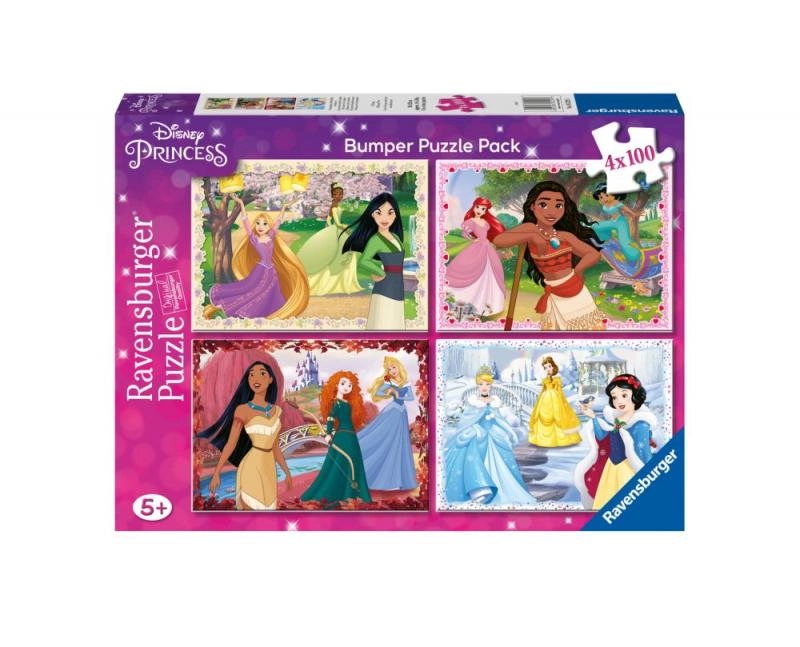 Ravensburger Disney Princezny 4 x 100 dílků