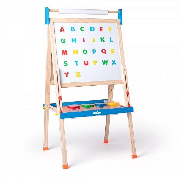 Levně Woody Oboustranná tabule ABC 59 x 57 x 129 cm