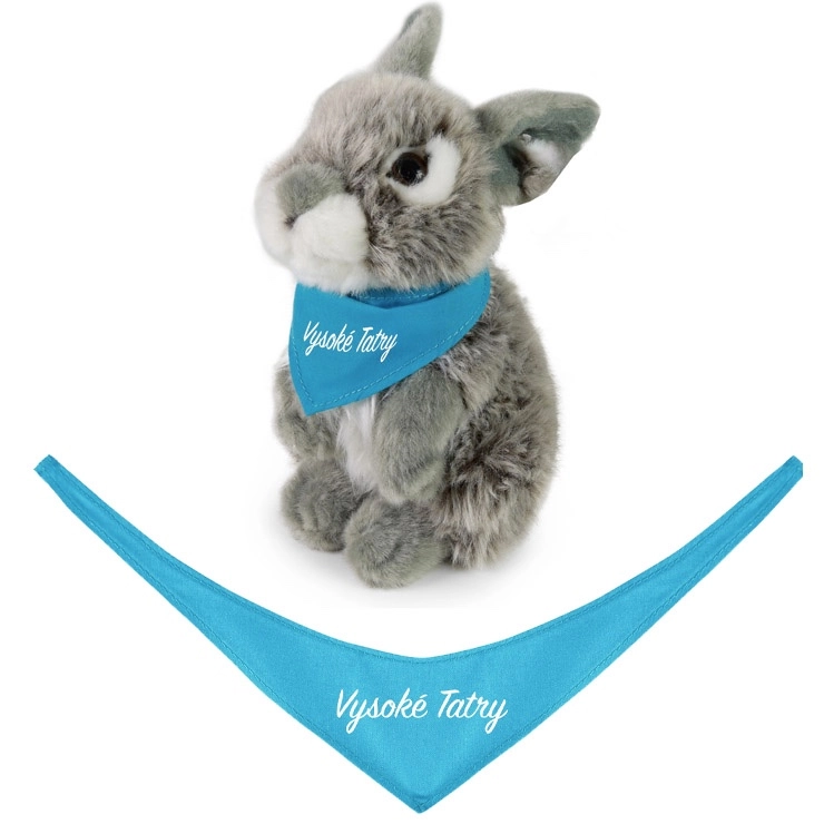 potiskovaný šátek na plyš – vysoké tatry