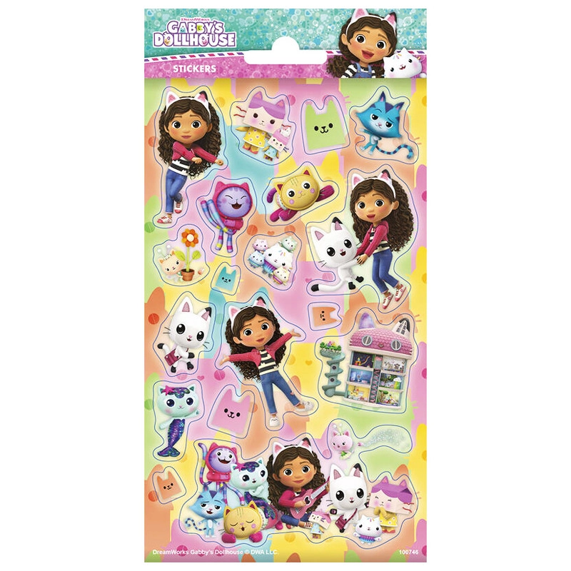 Samolepky GABBY'S DOLLHOUSE pro děti