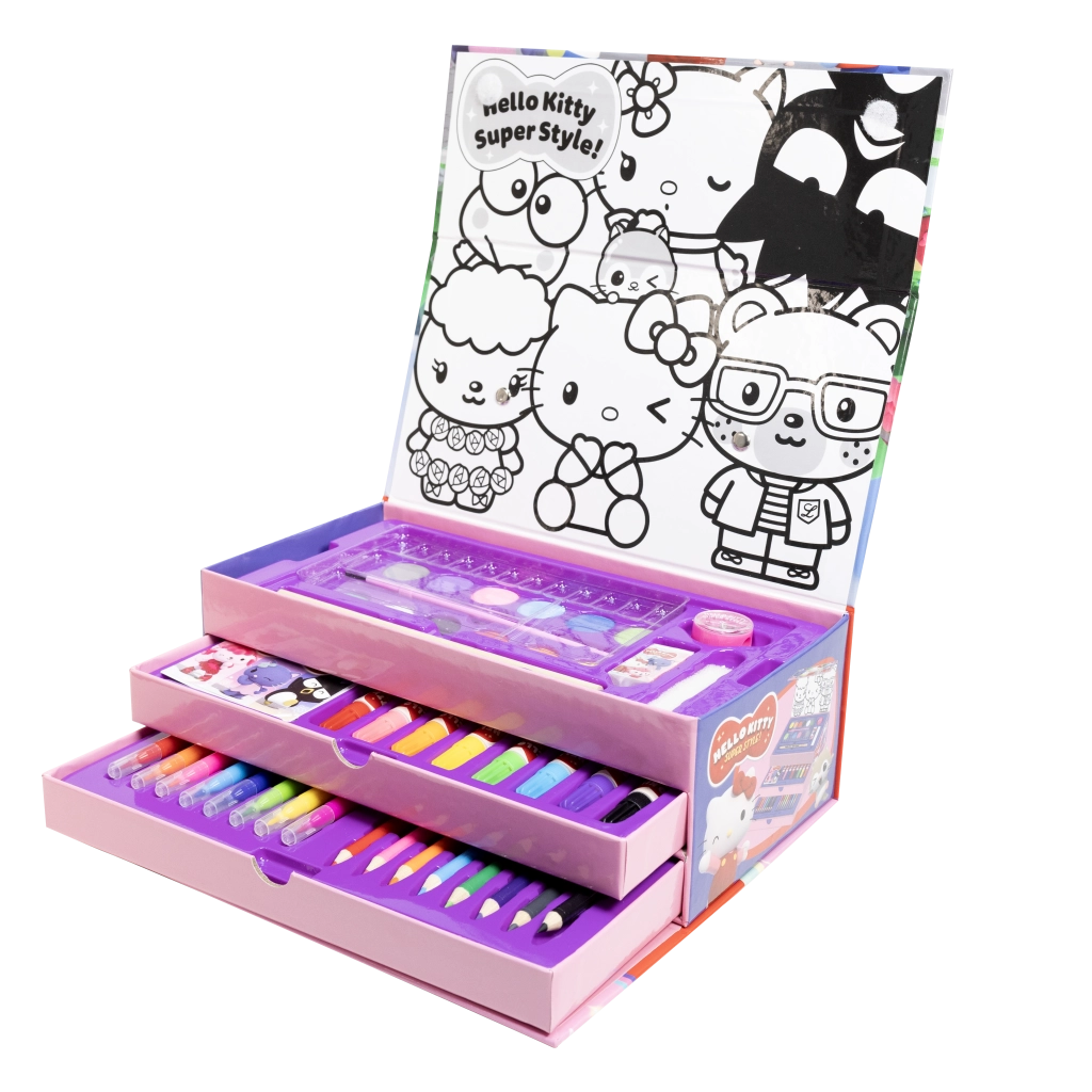 Hello Kitty kreativní box s výtvarnými potřebami