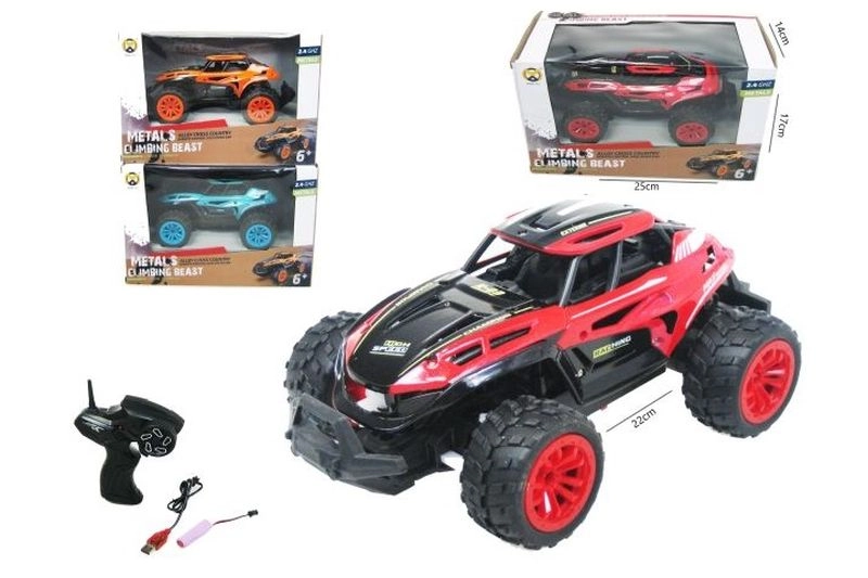 Dálkově ovládané auto na rádio 22 cm s nabíječkou (tříkolové)
