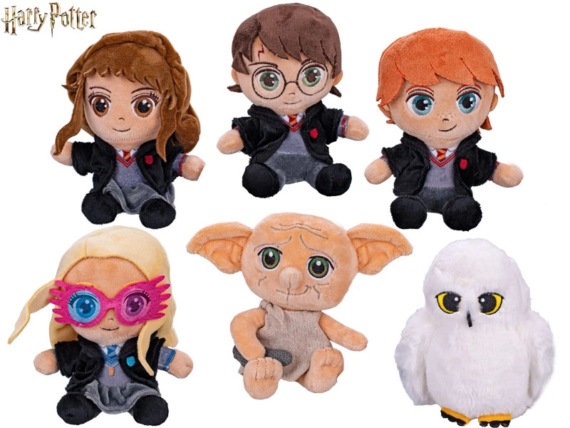 Plyšová postavička Harry Potter sedící 16 cm (assort 6 druhů)