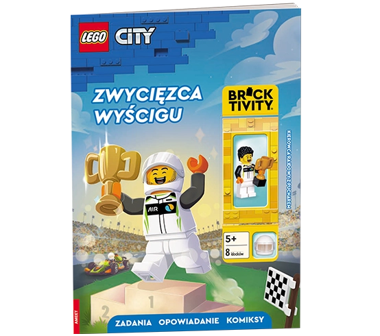Lego City: vítěz závodu – interaktivní kniha s minifigurkou