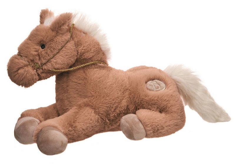 Plyšový koník Nico hnědý 30 cm
