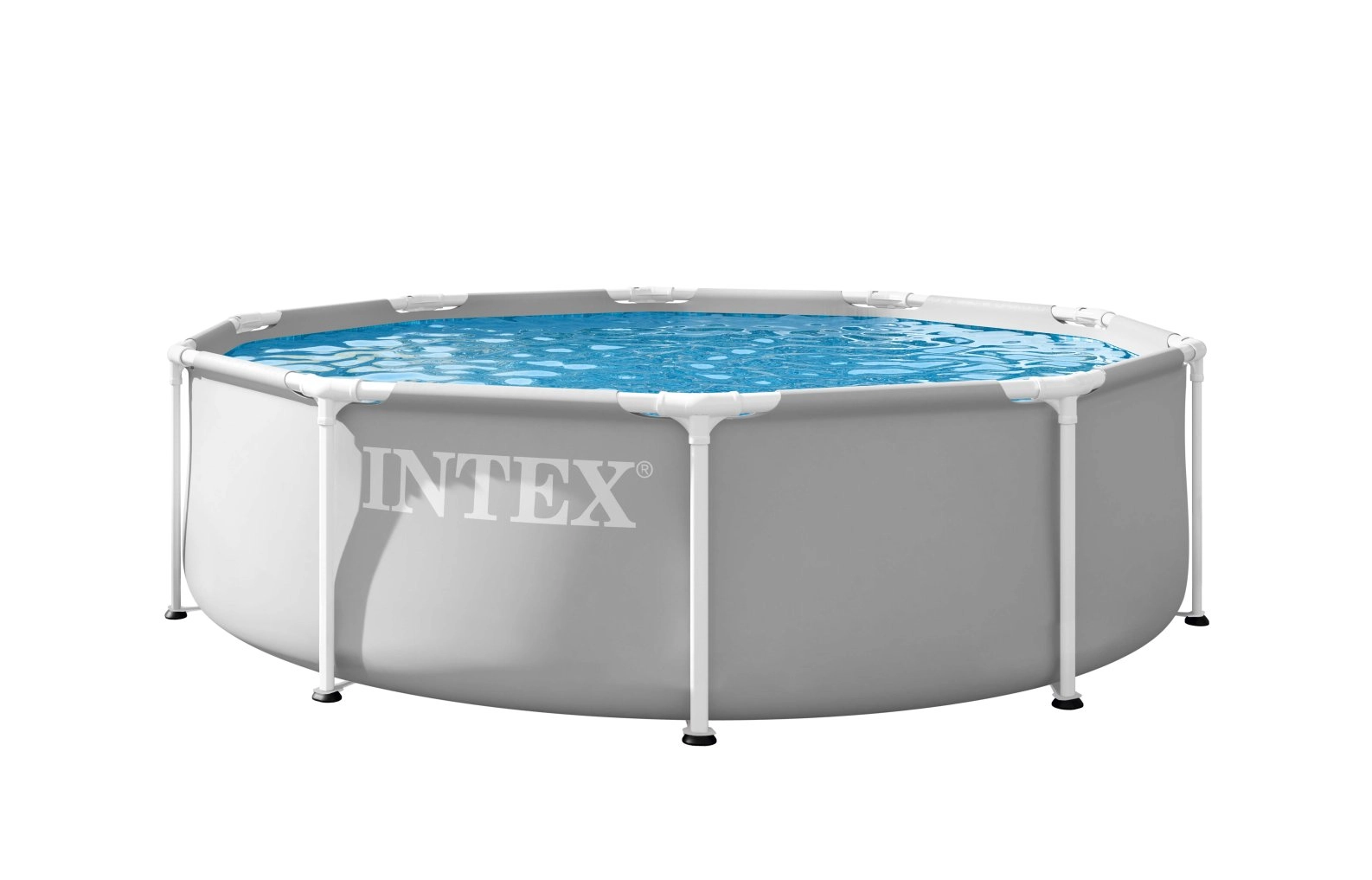 Levně Intex zahradní bazén s rámovou konstrukcí 305 × 76 cm šedý