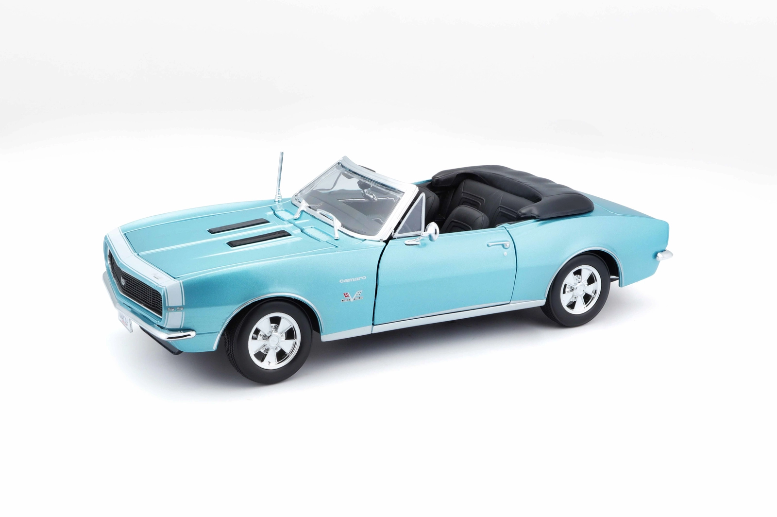 Levně Maisto Ford Mustang GT Cobra Jet FB 1968 metal modrý 1:18