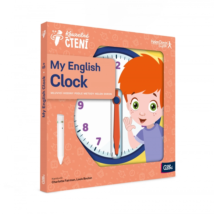 Levně Interaktivní mluvicí hodiny albi kouzelné čtení – my english clock