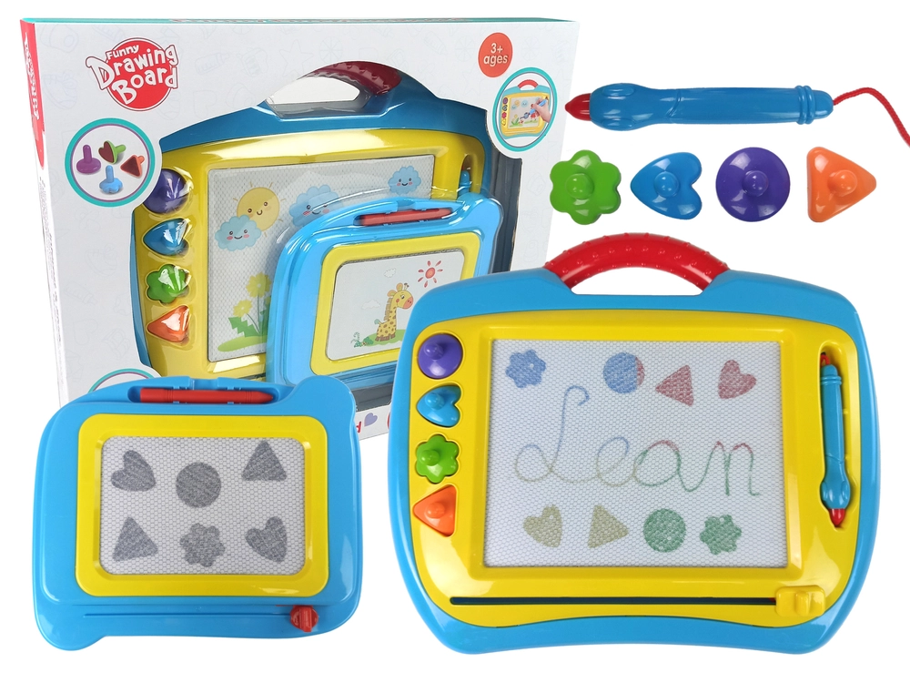 Magnetická tabulka kreslící plast 33x27cm v krabici