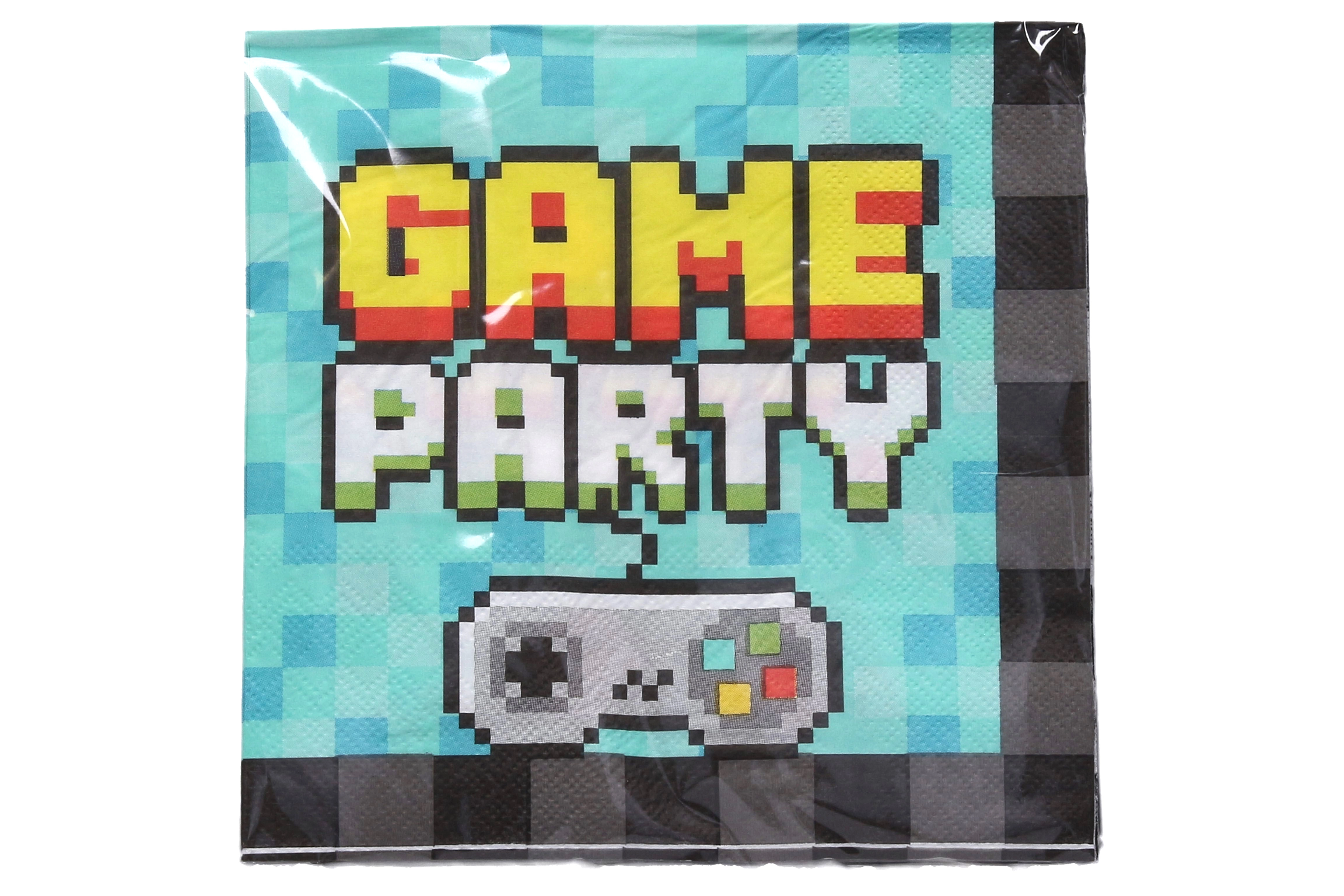 Levně Wiky Párty ubrousky Hra Game on 33x33cm 20ks