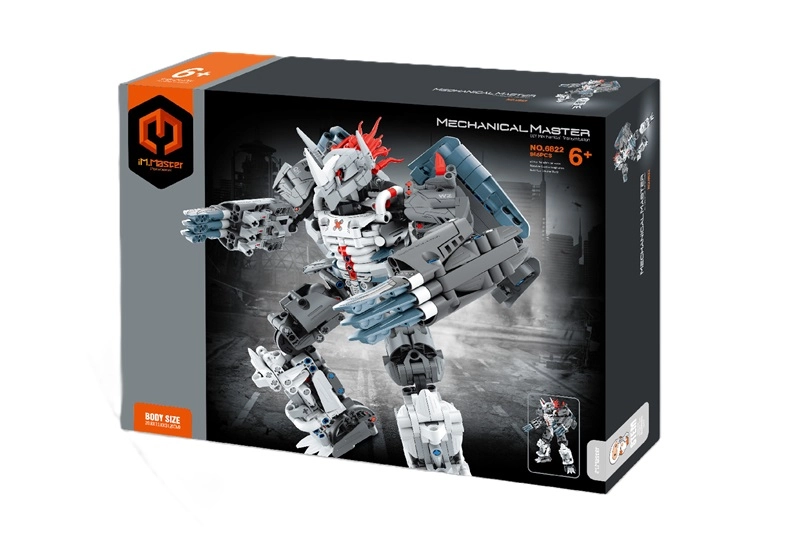 MECHANICAL MASTER - Stavebnice Bojový robot šedý 965 ks