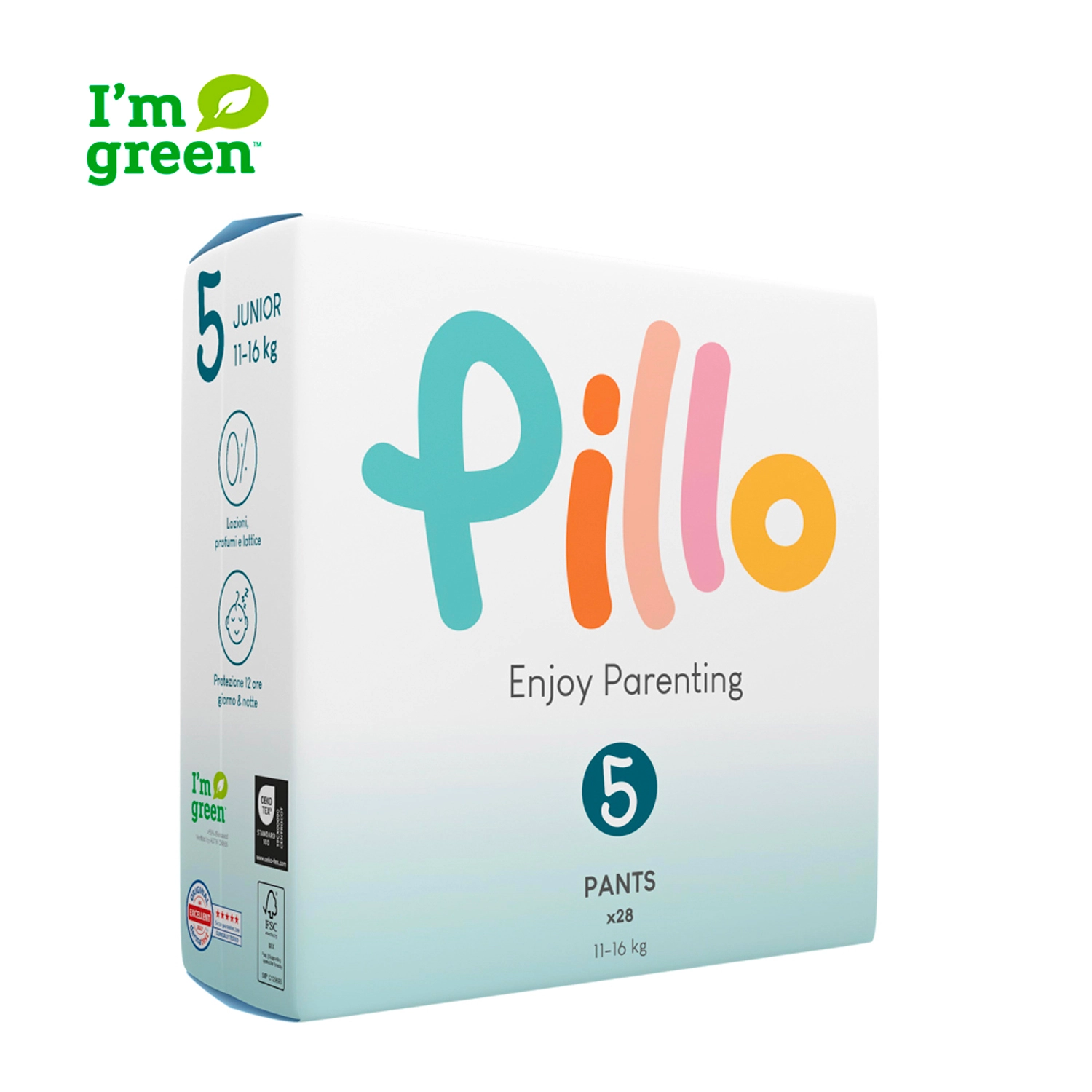Pillo Premium Pants Junior Size 5 jednorázové plenkové kalhotky 11-16 kg 28 ks