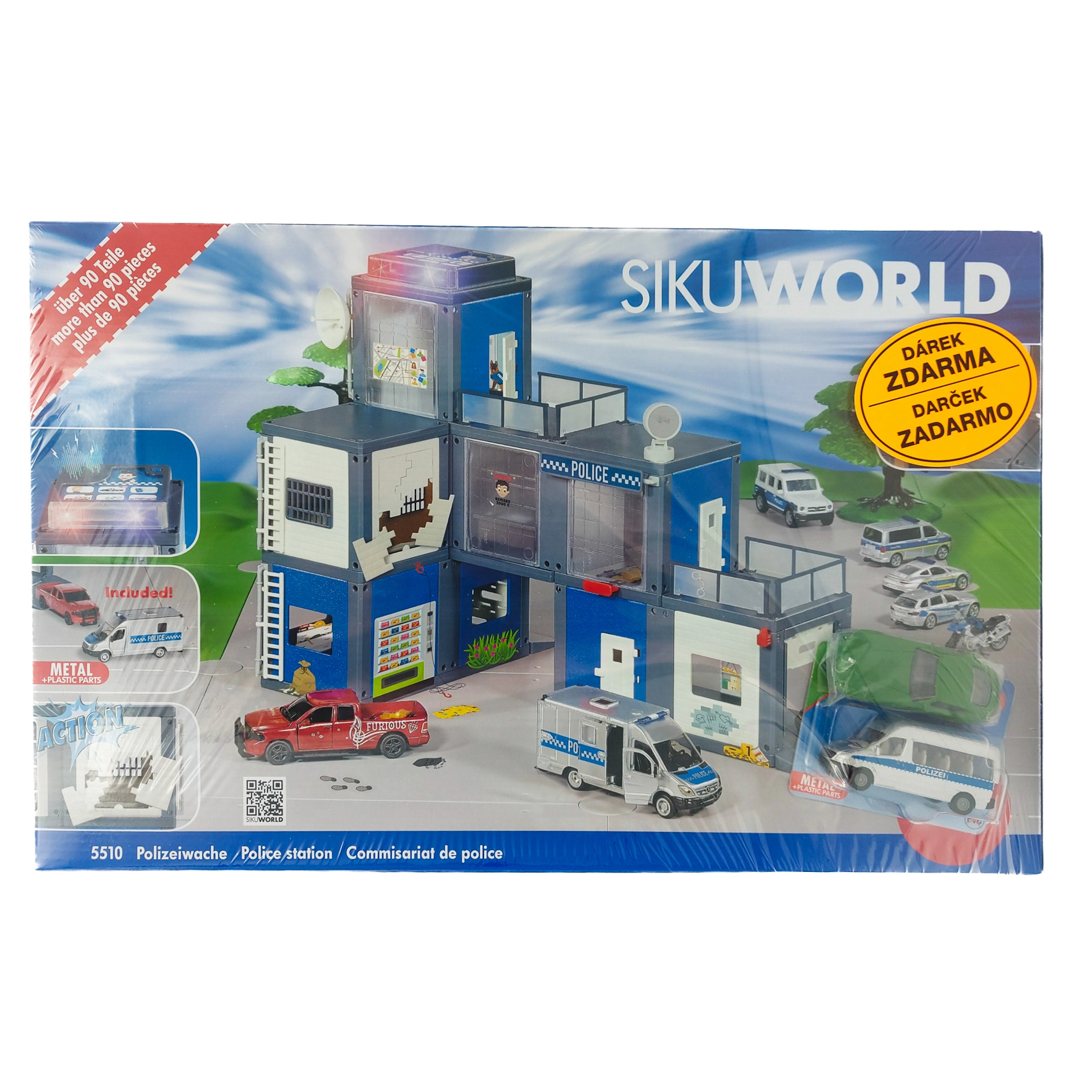 Levně SIKU World policejní stanice + 2 dárky